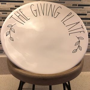 Rae Dunn - The Giving Plate